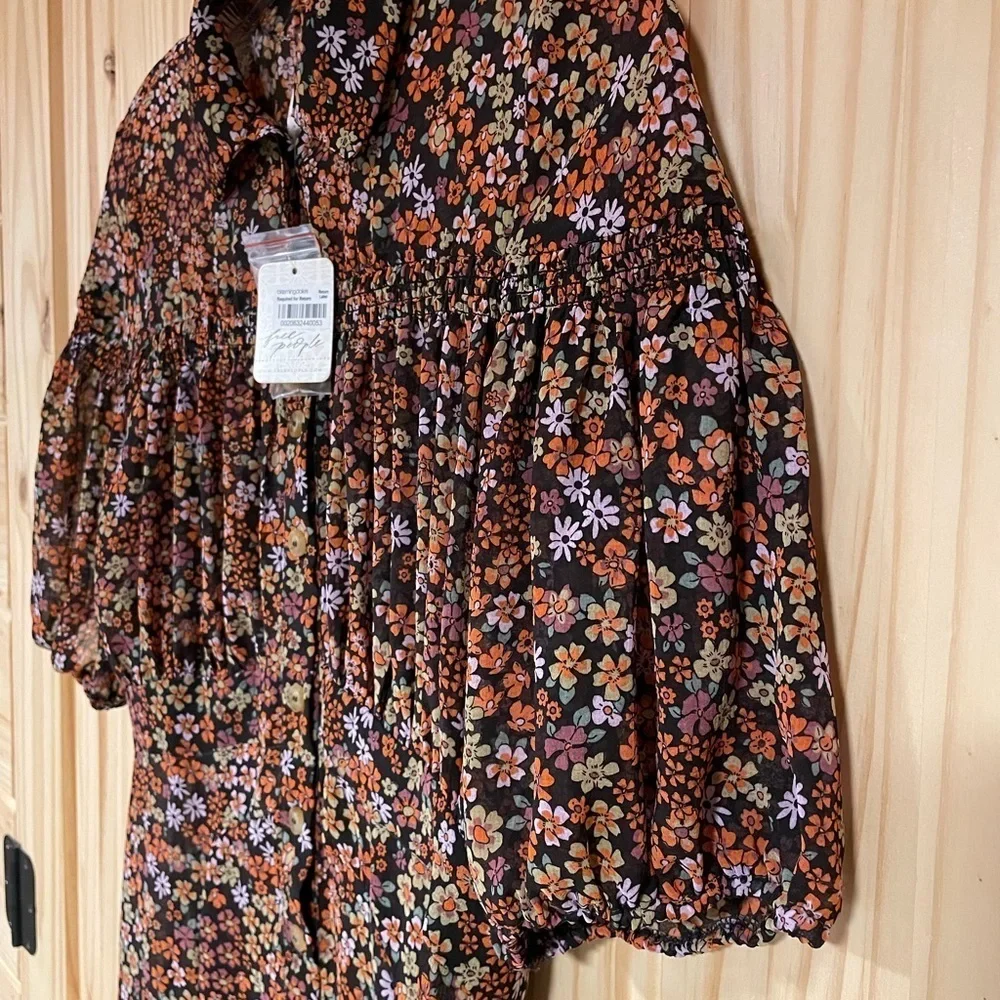 Free People Floral Bonnie Dress NWT Size Small